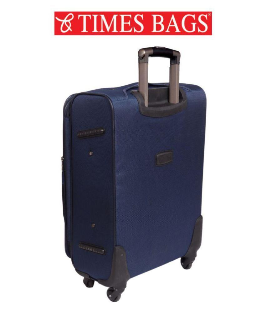 Times Bags Blue S (Below 60cm) Checkin Soft 3TB4WB Luggage Buy