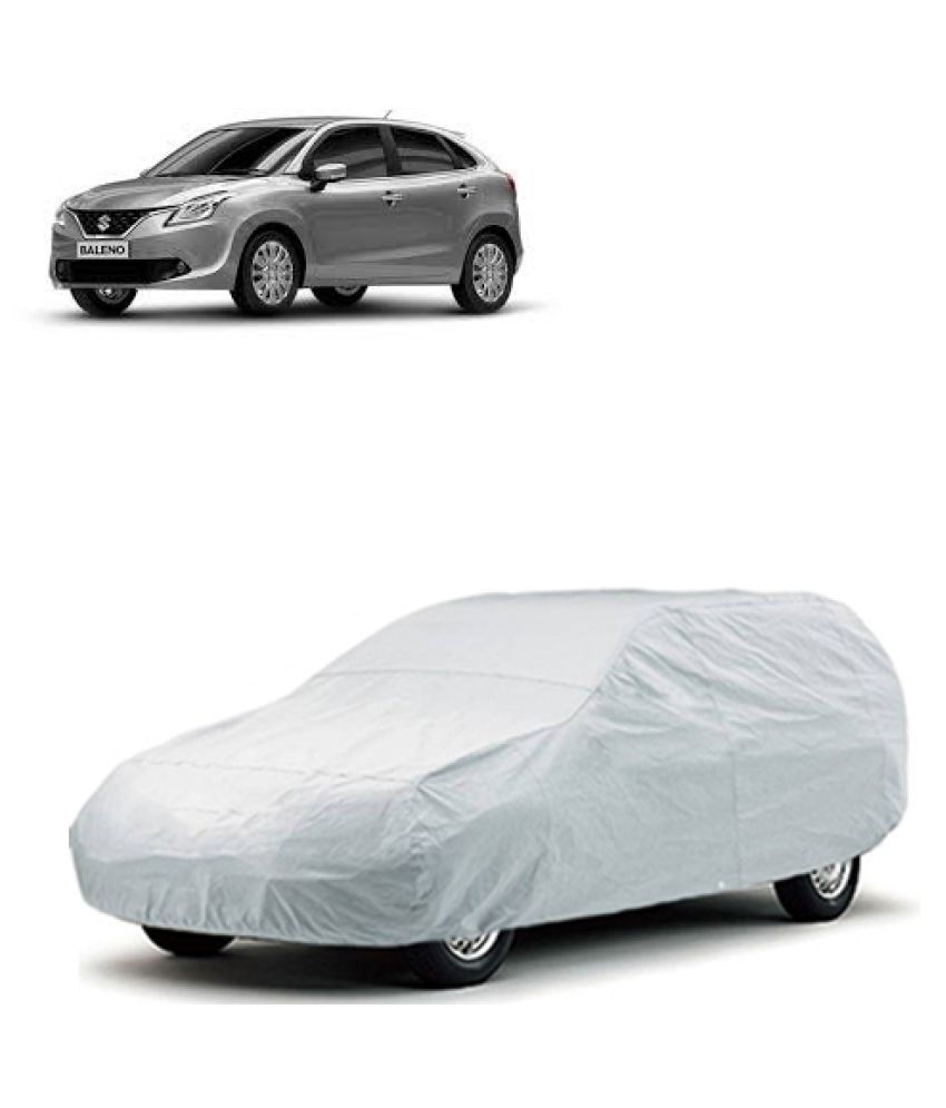 QualityBeast Car Body Cover for Maruti Suzuki Baleno [2000-2005] Silver