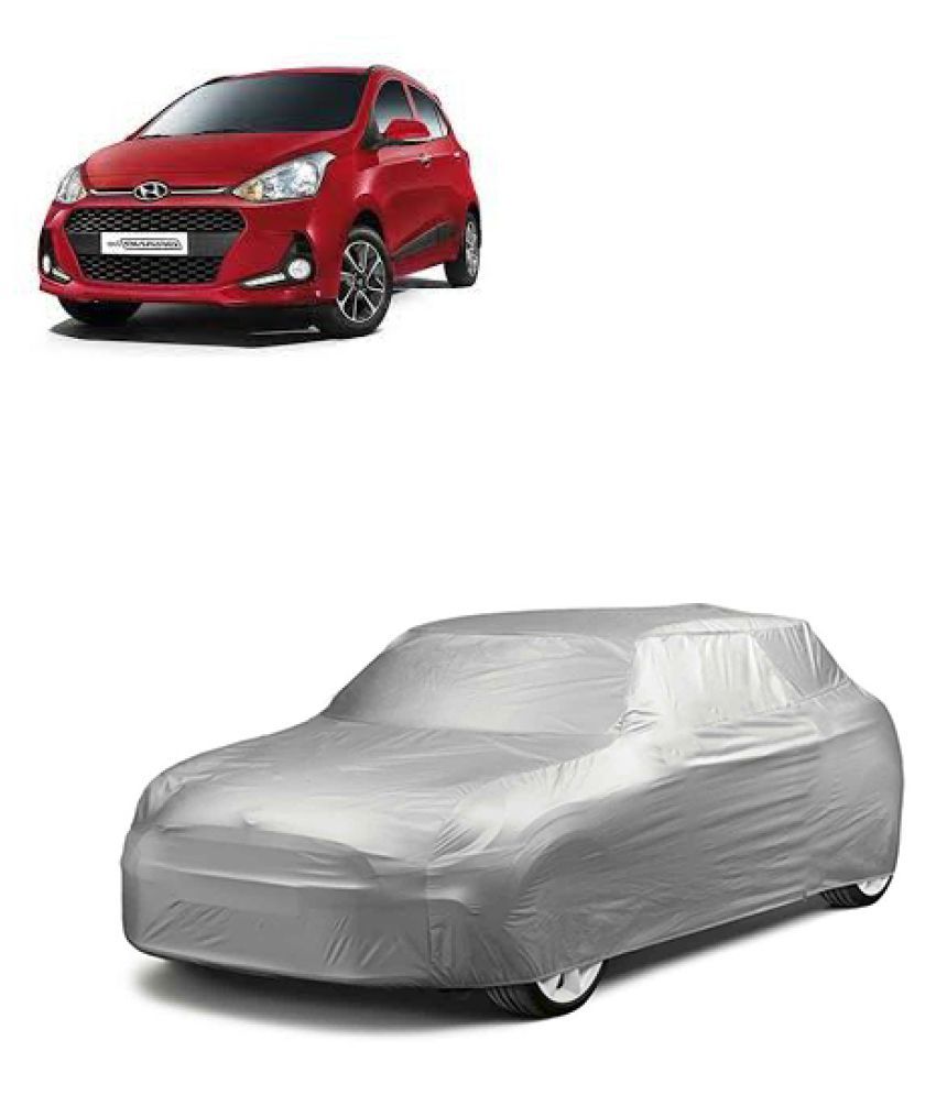 QualityBeast Car Body Cover for Hyundai Grand i10 Facelift Silver Buy