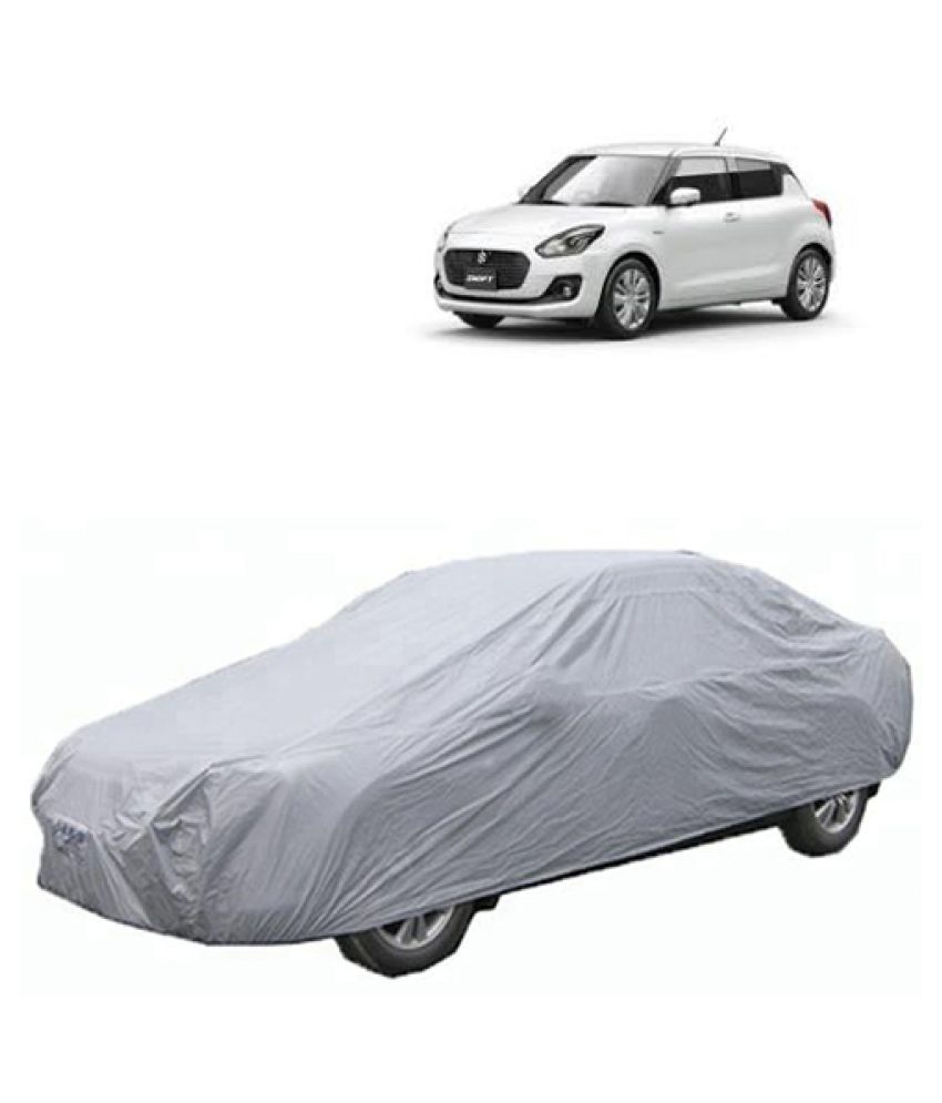 QualityBeast Car Body Cover for Maruti Suzuki Swift [2005-2010] Silver