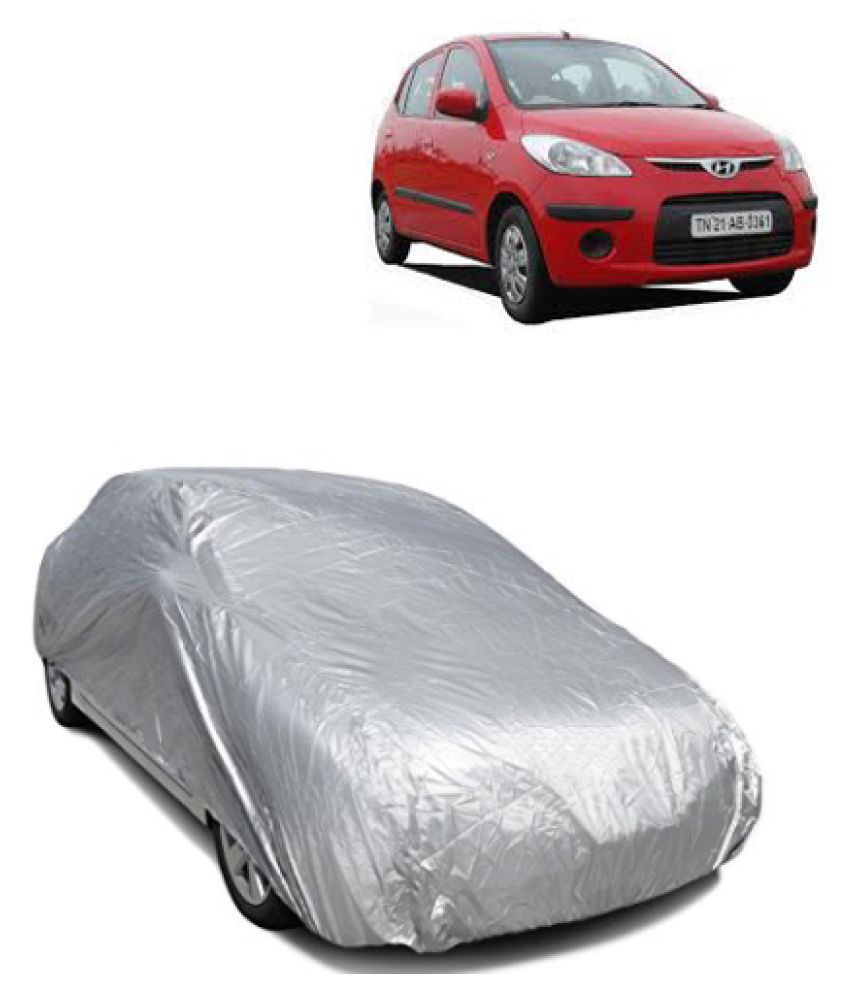 QualityBeast Car Body Cover for Hyundai i10 [2007-2010] Silver: Buy