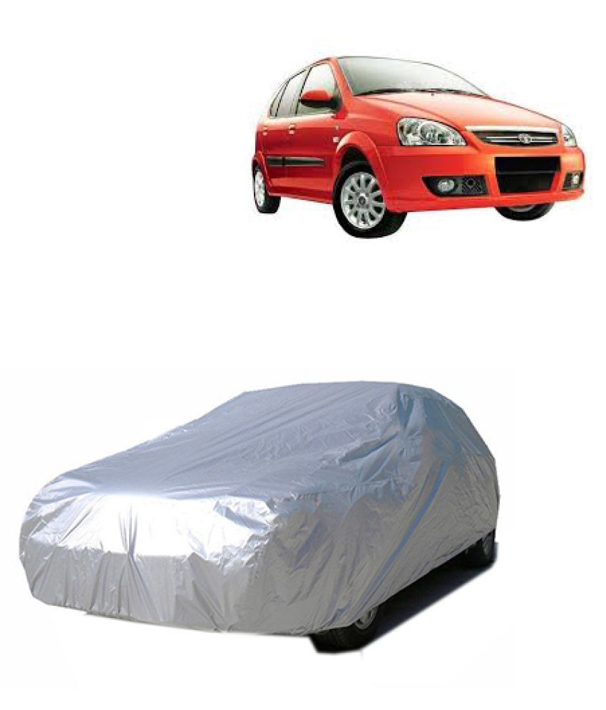 QualityBeast Car Body Cover for Tata Indica V2 Turbo Silver Buy QualityBeast Car Body Cover for