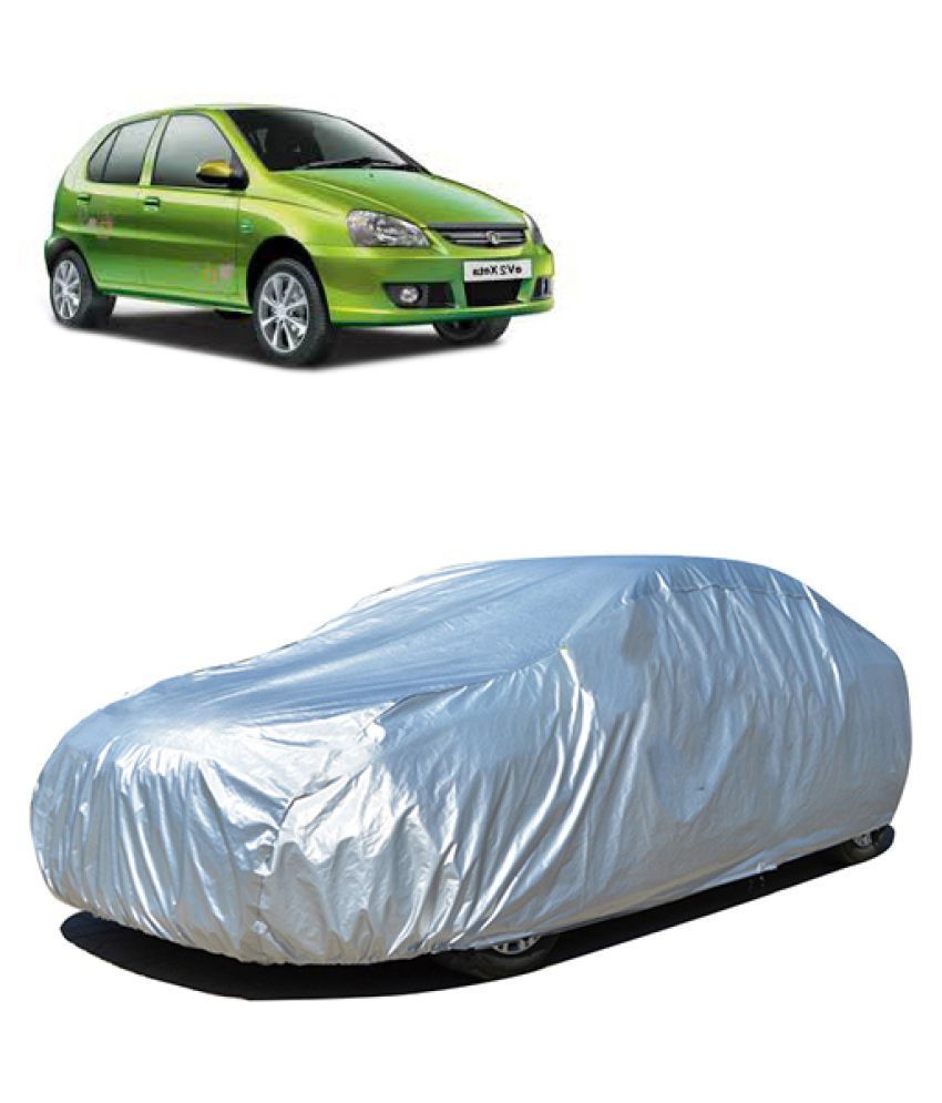 QualityBeast Car Body Cover for Tata Indica eV2 Xeta Silver Buy QualityBeast Car Body Cover for