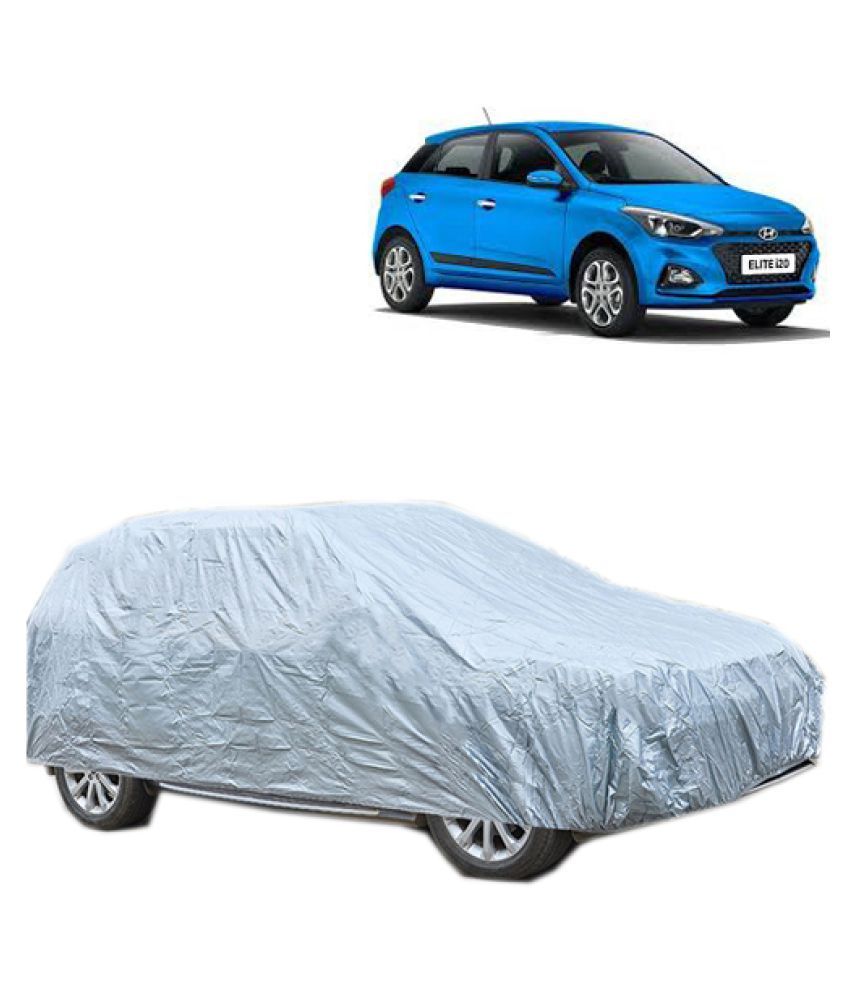 QualityBeast Car Body Cover for Hyundai i20 Elite [20142015] Silver