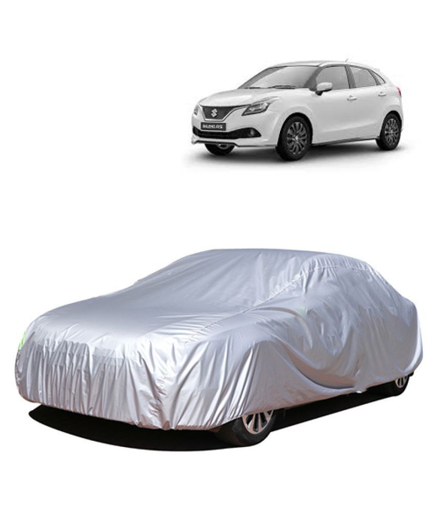 QualityBeast Car Body Cover for Maruti Suzuki Baleno [2004-2006] Silver