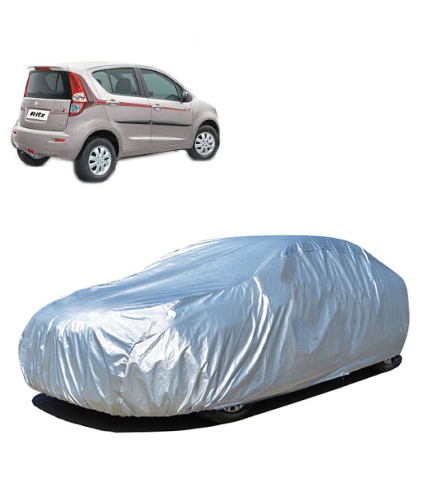 QualityBeast Car Body Cover for Maruti Suzuki Ritz [20092012] Silver
