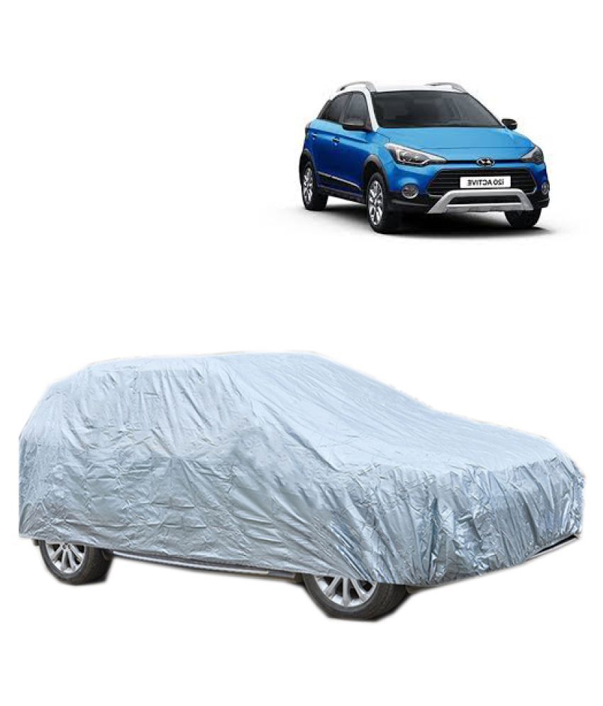 QualityBeast Car Body Cover for Hyundai i20 Active Silver Buy