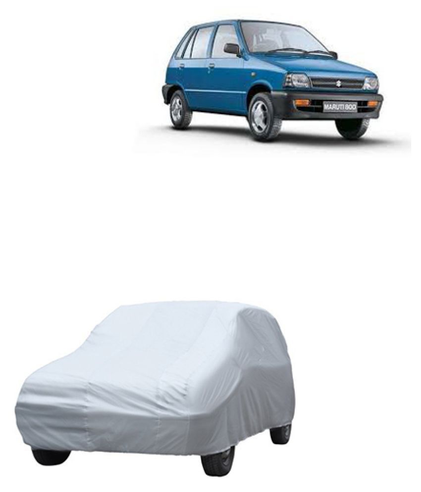 QualityBeast Car Body Cover for Maruti Suzuki 800 Silver Buy
