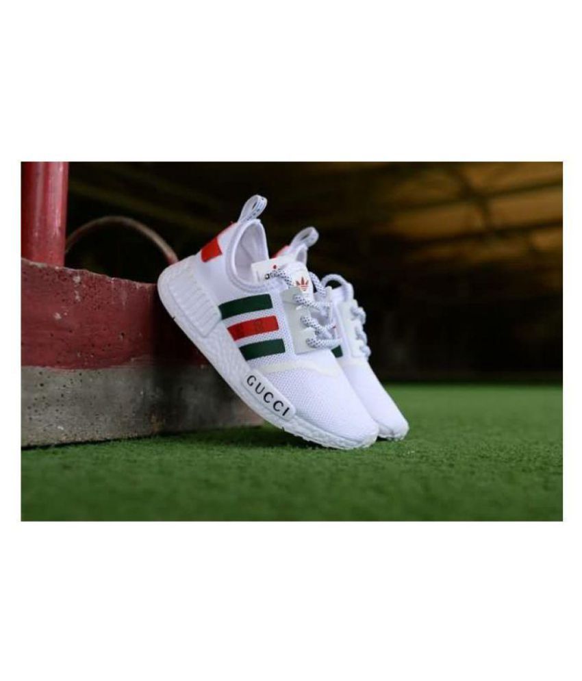 Adidas 2018 NMD R1 GUCCI Running Shoes White: Buy Online at Best Price