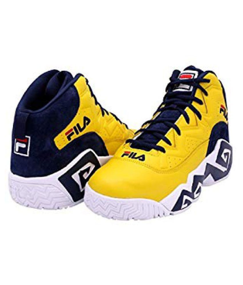 fila mb shoes yellow