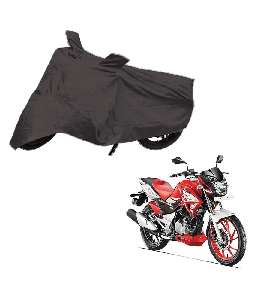     			AutoRetail Dust Proof Two Wheeler Polyster Cover for Hero Xtreme (Mirror Pocket, Grey Color)