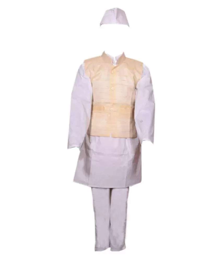 Jawahar Lal Nehru Fancy Dress Costume Great Leader at Rs 920/piece(s) |  Drama Dress in Ambala | ID: 11373179388