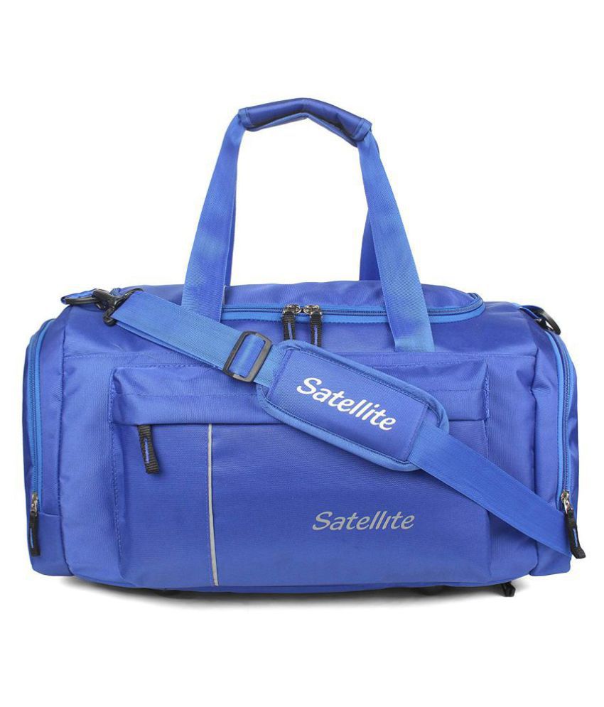     			SATELLITE Blue Solid Duffle Bag