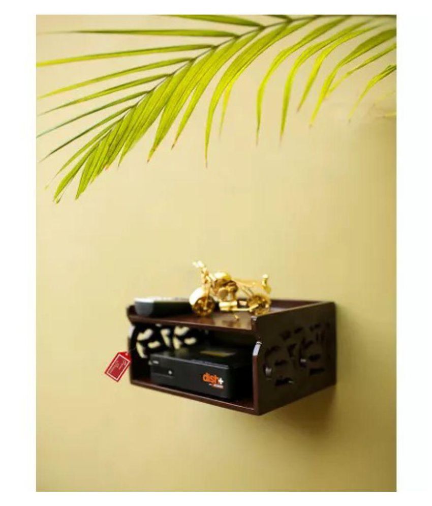 Onlineshoppee Wooden Beautiful Design Set Top Box Wall Shelf Colour Brown Buy Onlineshoppee Wooden Beautiful Design Set Top Box Wall Shelf Colour Brown Online At Best Prices In India On Snapdeal