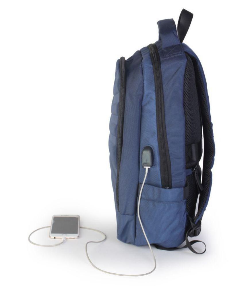 herman hansen backpack with usb charging port