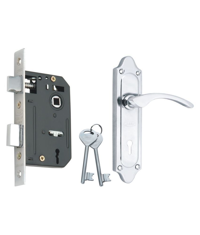 Spider Steel Mortice Key Lock Complete Set with Chrome Plated Finish (S509MCP + RML4)