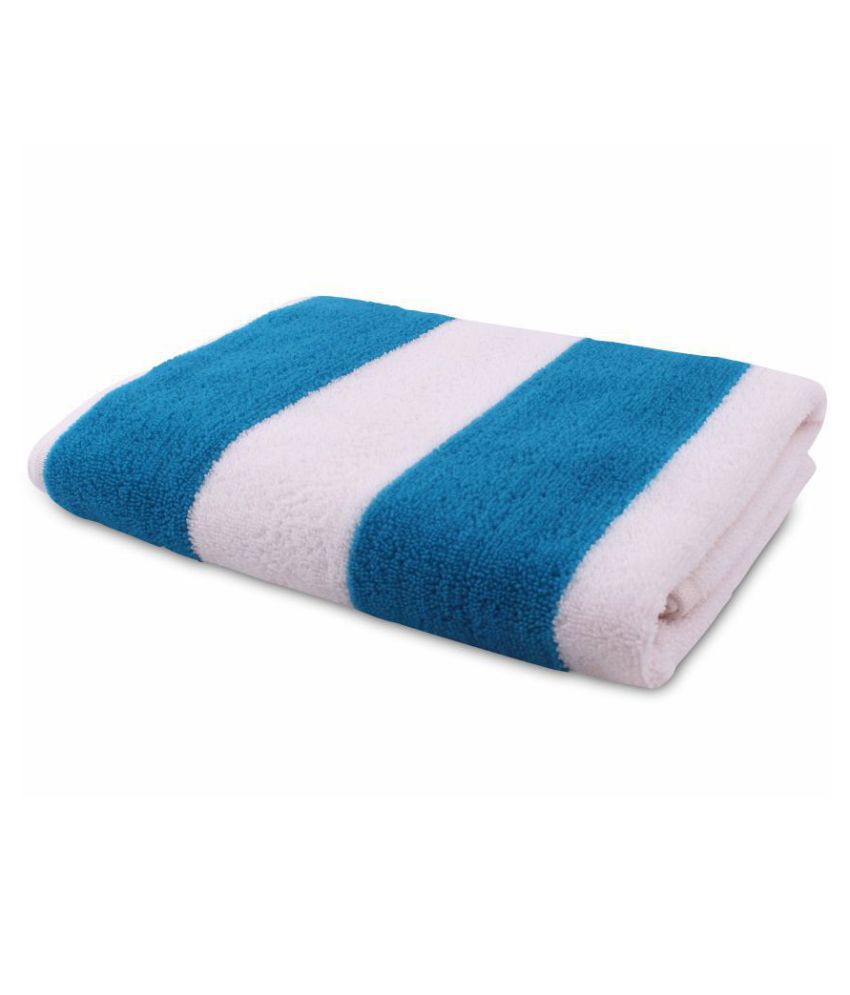BATHE & SOAK Set of 5 Microfibre Bath Towel Blue - Buy BATHE & SOAK Set ...