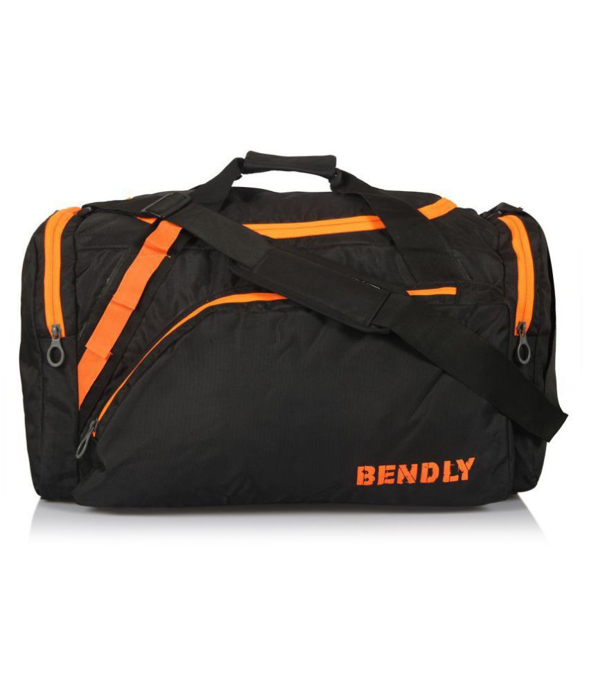 Download Bendly Black Printed Duffle Bag - Buy Bendly Black Printed ...