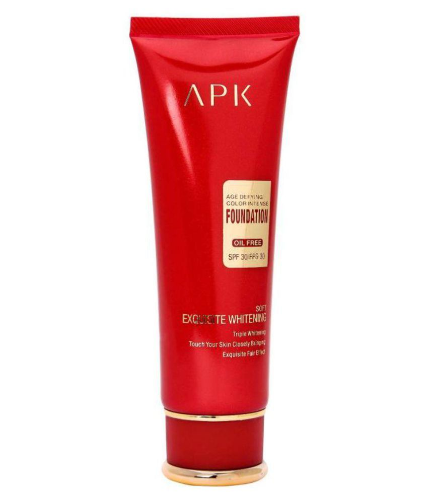 APK Foundation Cream Foundation PK27 Beige SPF 30 80 gm Buy APK
