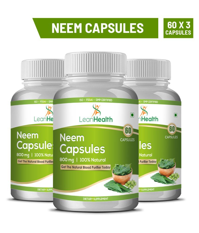 Leanhealth Neem Promotes Blood Purification (60 Cap.) Capsule 800 mg