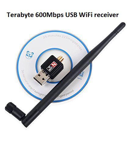 Terabyte 600Mbps Wireless Network USB Adapter with Antenna Wifi Receiver 