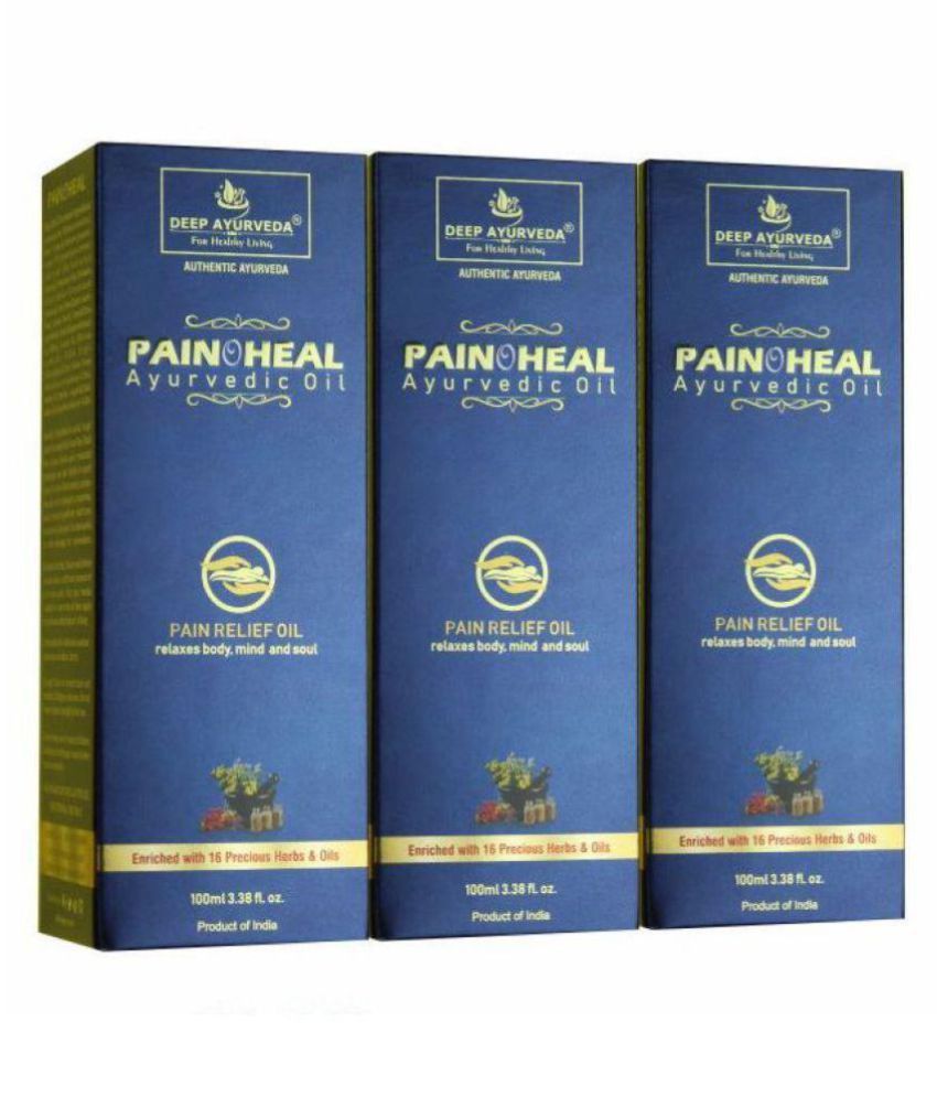 DEEP AYURVEDA INDIA PAINOHEAL PAIN RELIEF OIL Oil 100 ml Pack of 3