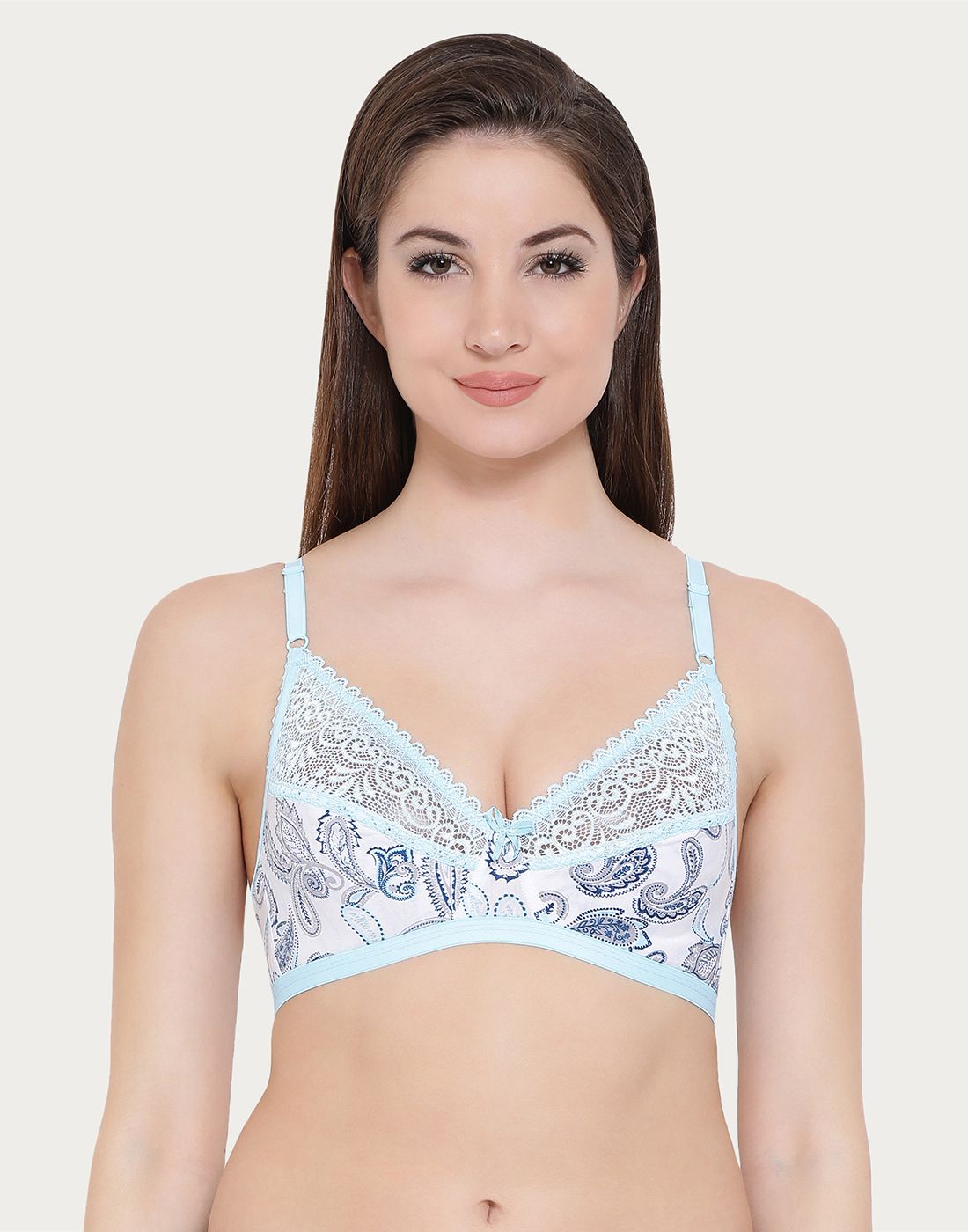     			Clovia Cotton T-Shirt Bra - Blue