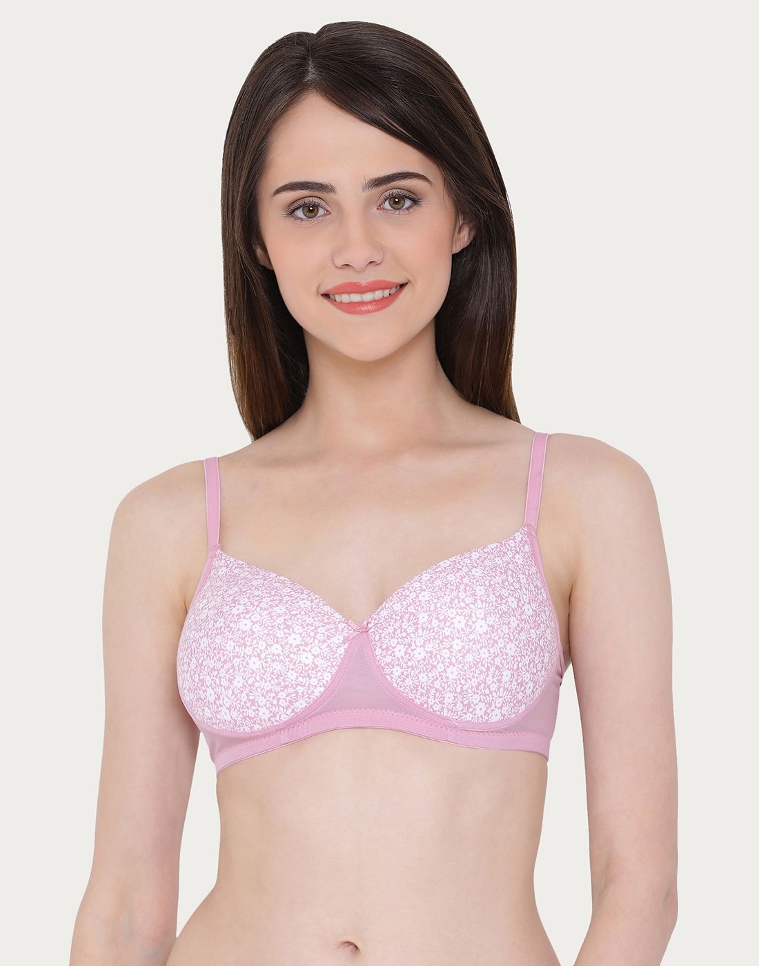     			Clovia Polyamide Lightly Padded Women's Plunge Bra ( Pink )