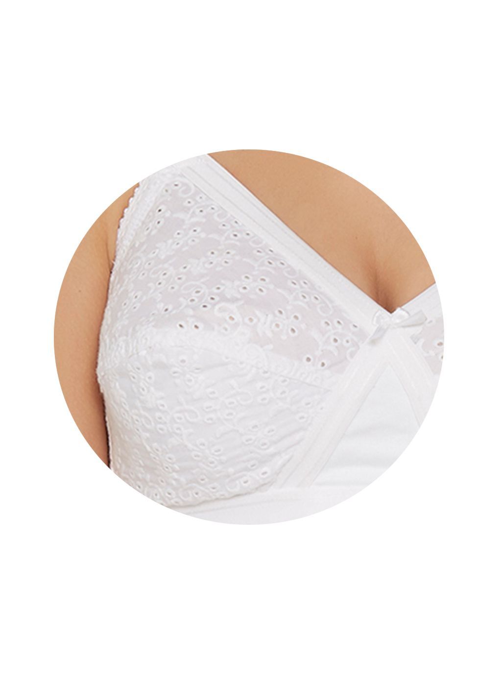 Buy Libertina Cotton Minimizer Bra White Online at Best Prices in
