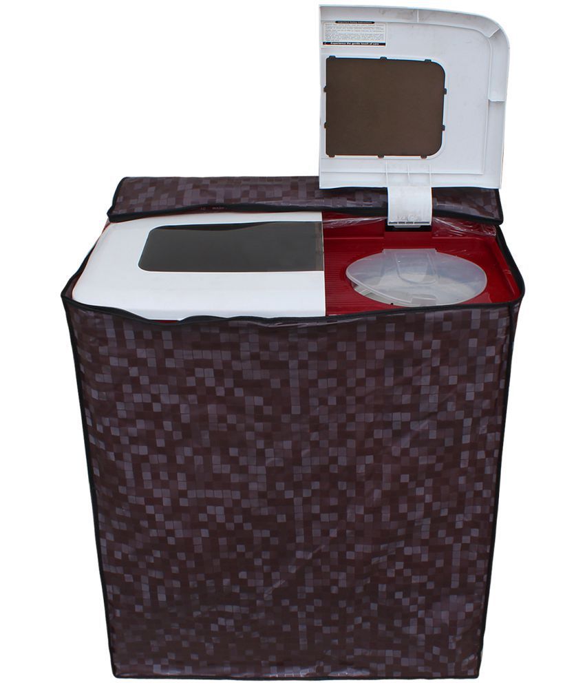 Lithara Single Polyester LG 8.0 Kg SemiAutomatic P9039R3SM Brown Color