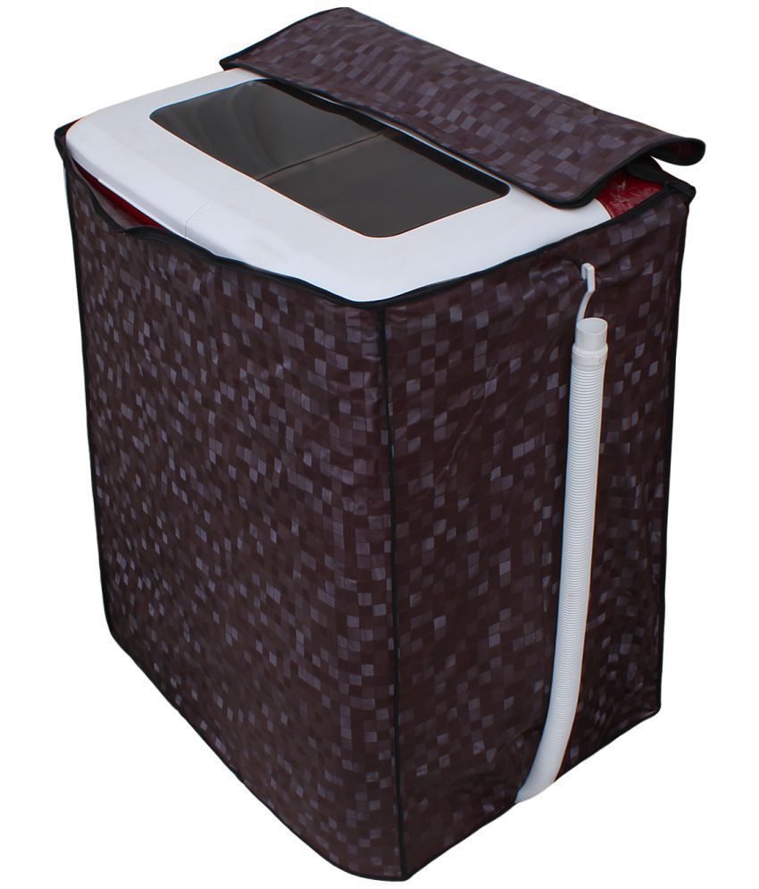 Lithara Single Polyester LG 8.0 Kg SemiAutomatic P9039R3SM Brown Color