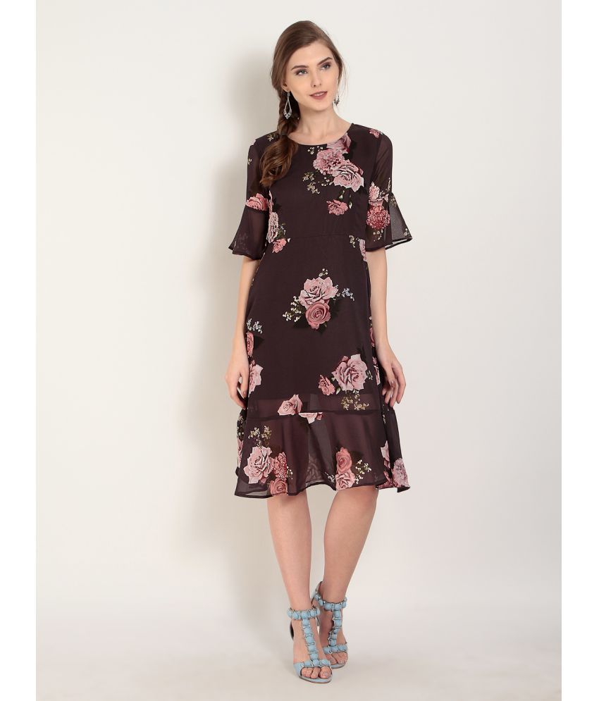 Abiti Bella Georgette Maroon Dresses Buy Abiti Bella Georgette Maroon Dresses Online At Best Prices In India On Snapdeal