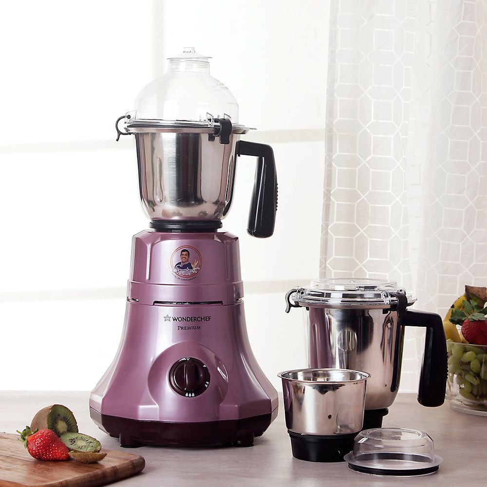 Wonderchef Premium Mixer Grinder Velvet 750 Watt 3 Jar Mixer Grinder