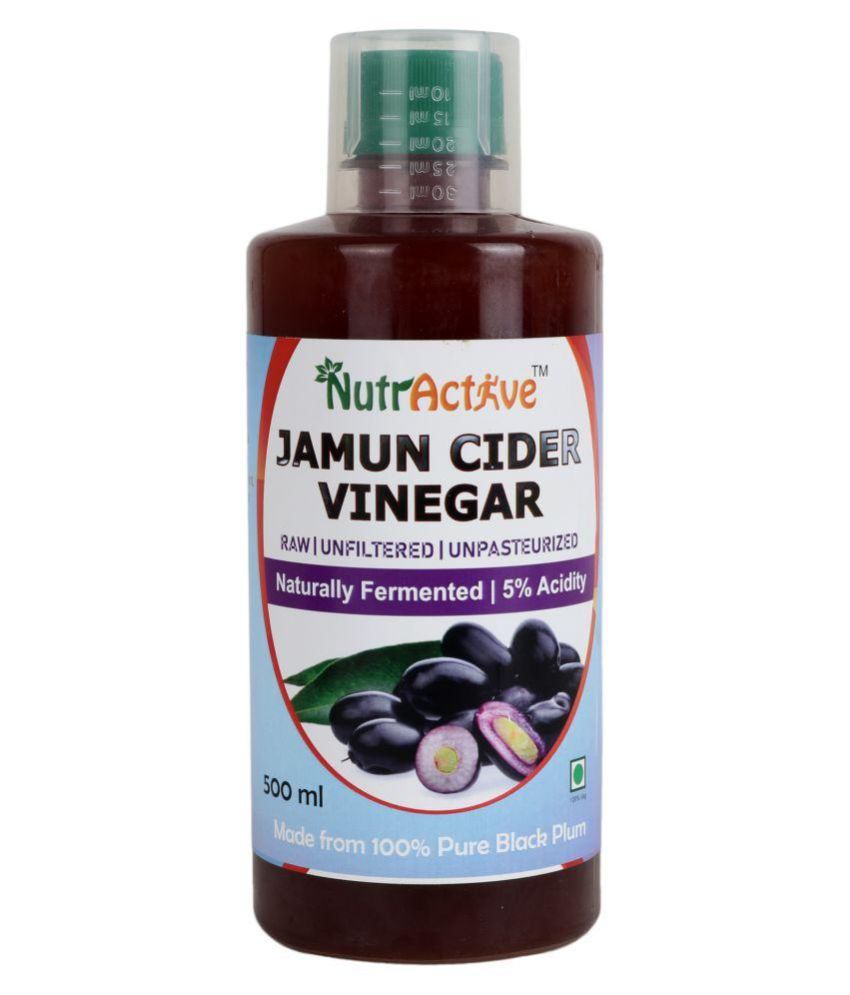 NutrActive Jamun Cider Vinegar 500 ml Fruit Buy NutrActive Jamun Cider