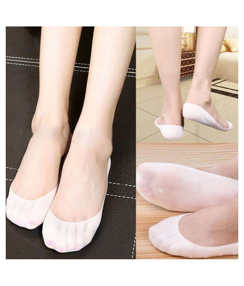 Silicone Socks for Cracked Heel & Foot Pain Free Size: Buy Silicone ...