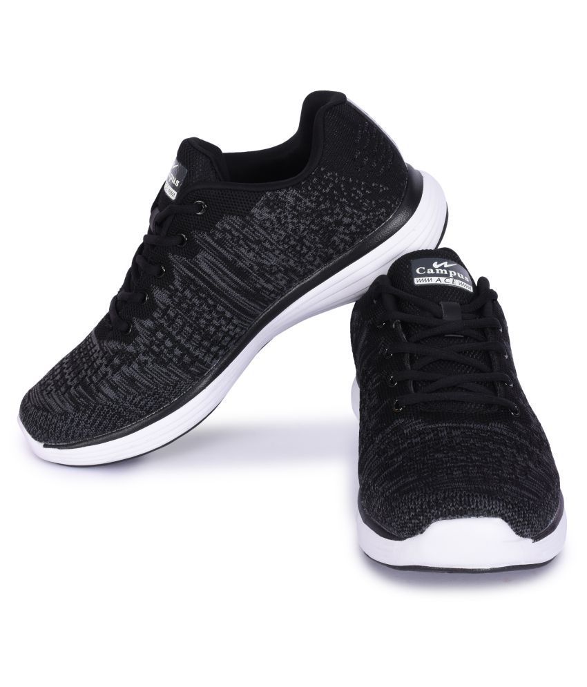 Campus ACE Black Running Shoes Buy Campus ACE Black Running Shoes