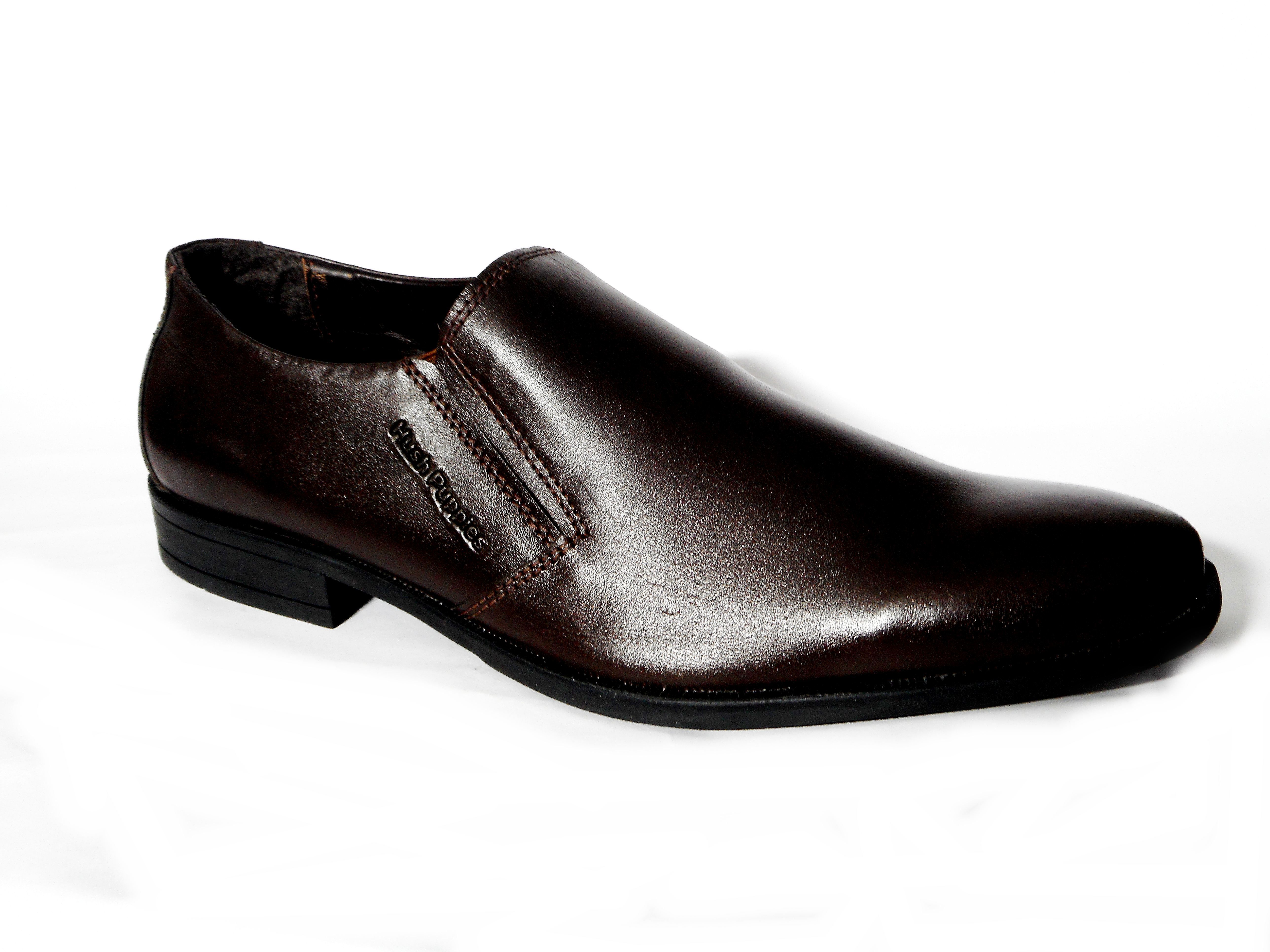 hush puppies formal leather shoes