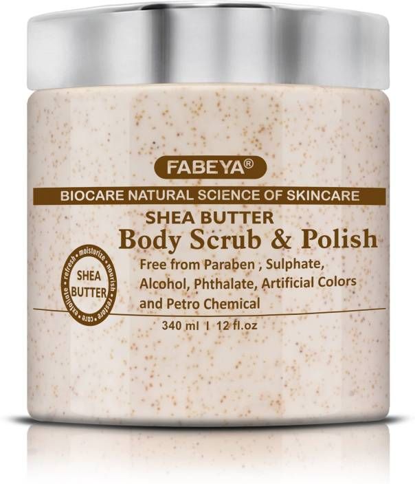 FABEYA No Paraben Shea Butter Facial Scrub & Polish 340 ml Buy FABEYA