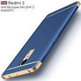 Xiaomi Redmi 5 Hybrid Covers BEASTIN - Blue 3 in 1 Hybrid All Side Protection Matte Hard Case