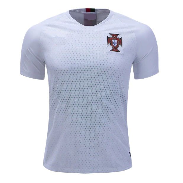 Marex Portugal White Football jersey with ronaldo written at back: Buy ...