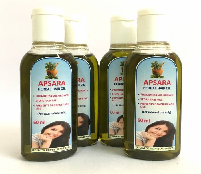 Apsara Herbal Hair Oil Ayurvedic Pack Of 4 240ml No S Buy