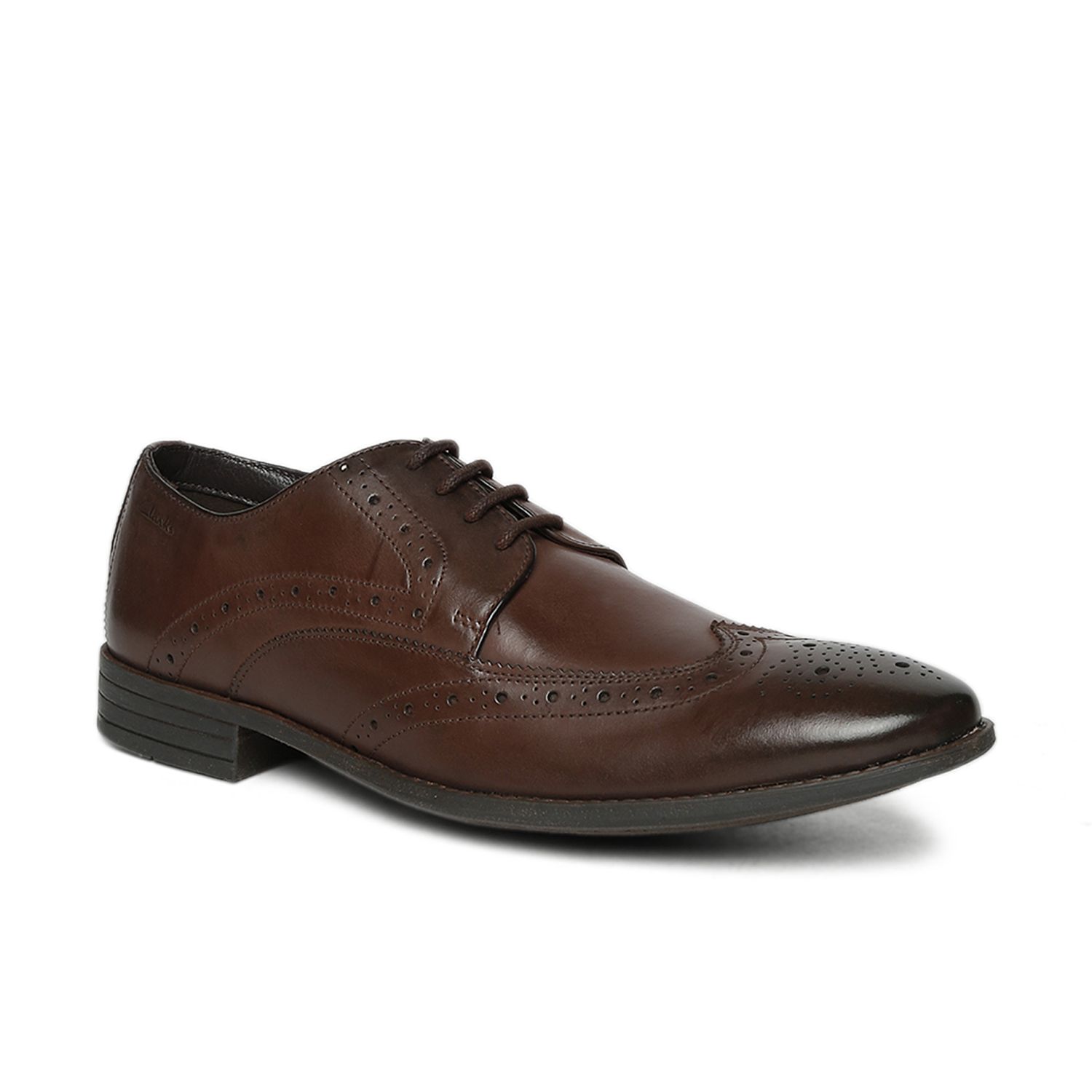 Clarks Brogue Genuine Leather Brown Formal Shoes Price in India- Buy ...