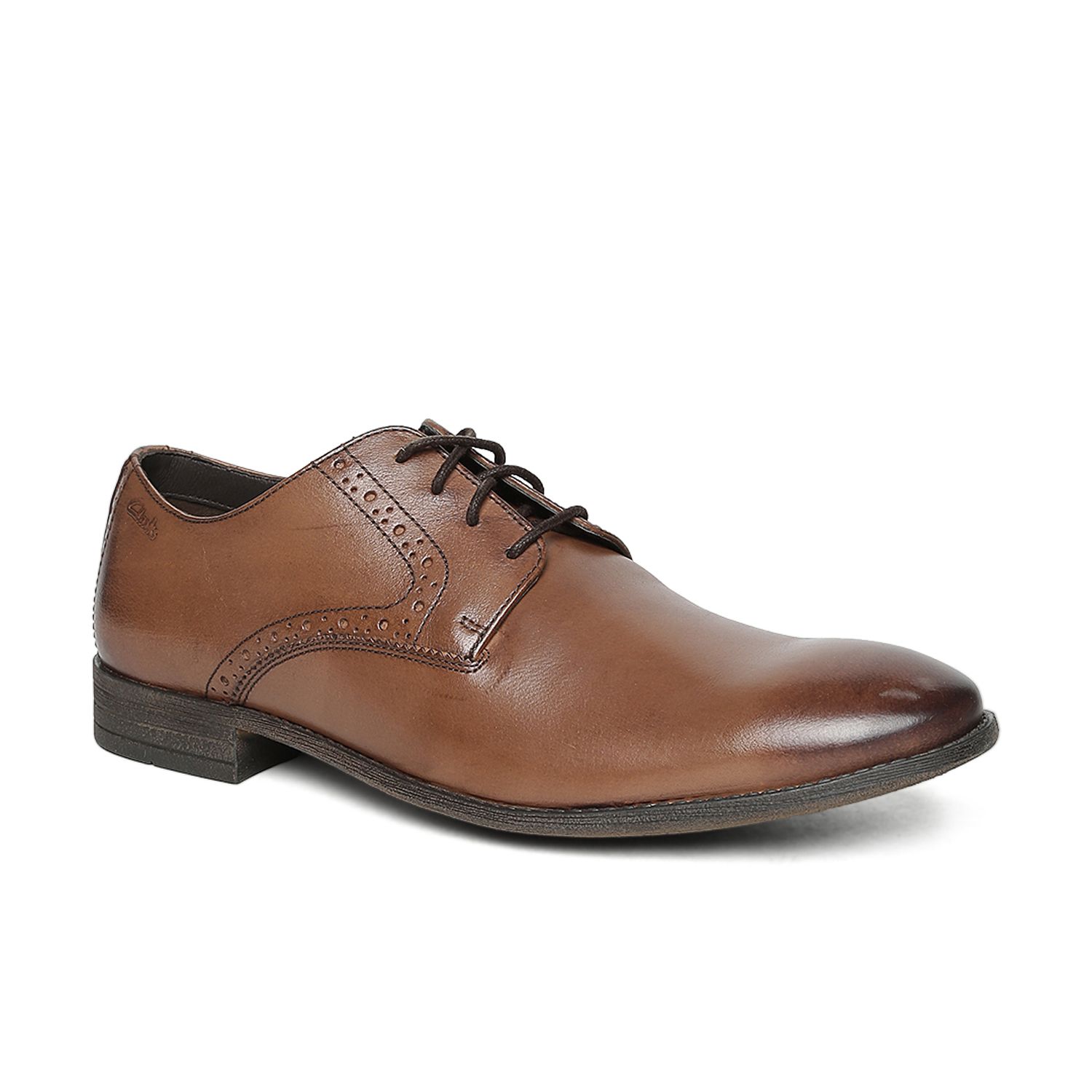 clarks patent brogues