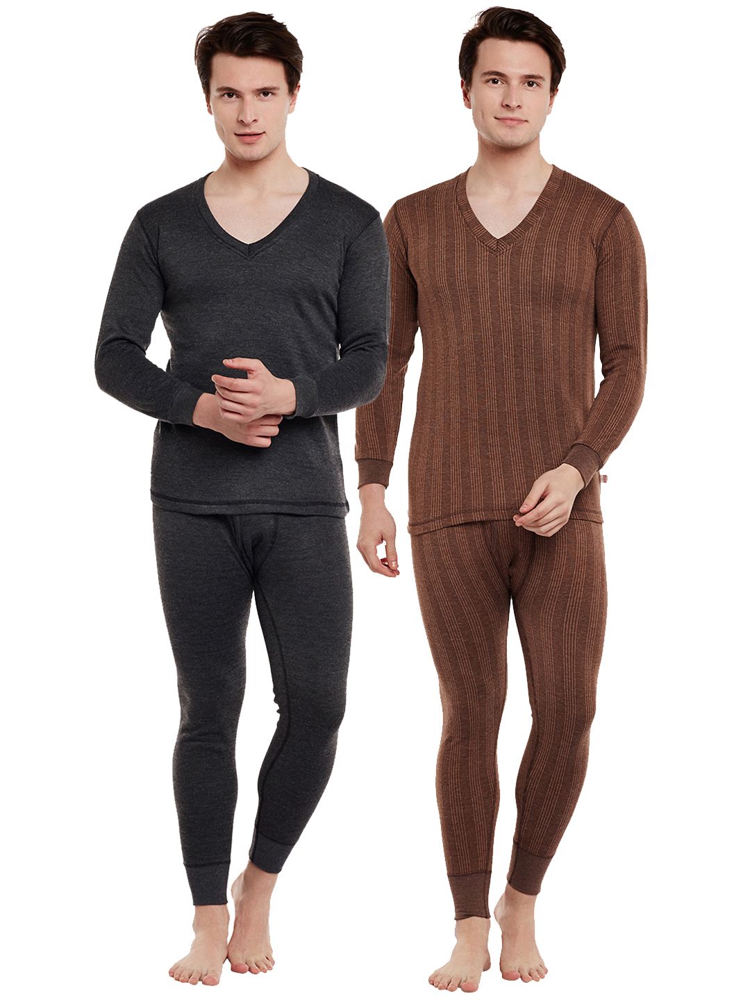     			Vimal Jonney - Multi Cotton Blend Men's Thermal Sets ( Pack of 2 )