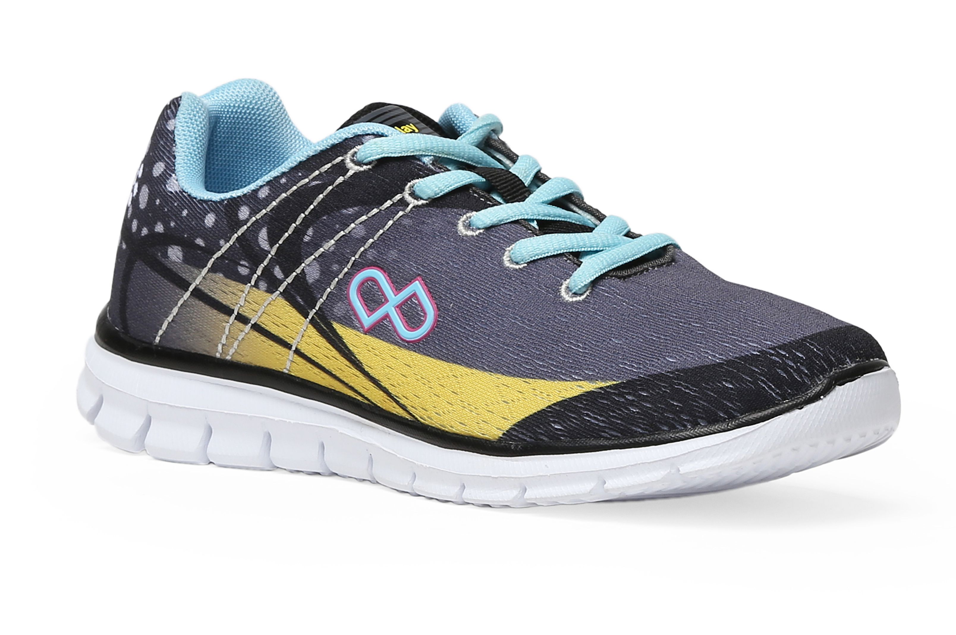 pure black sports shoes