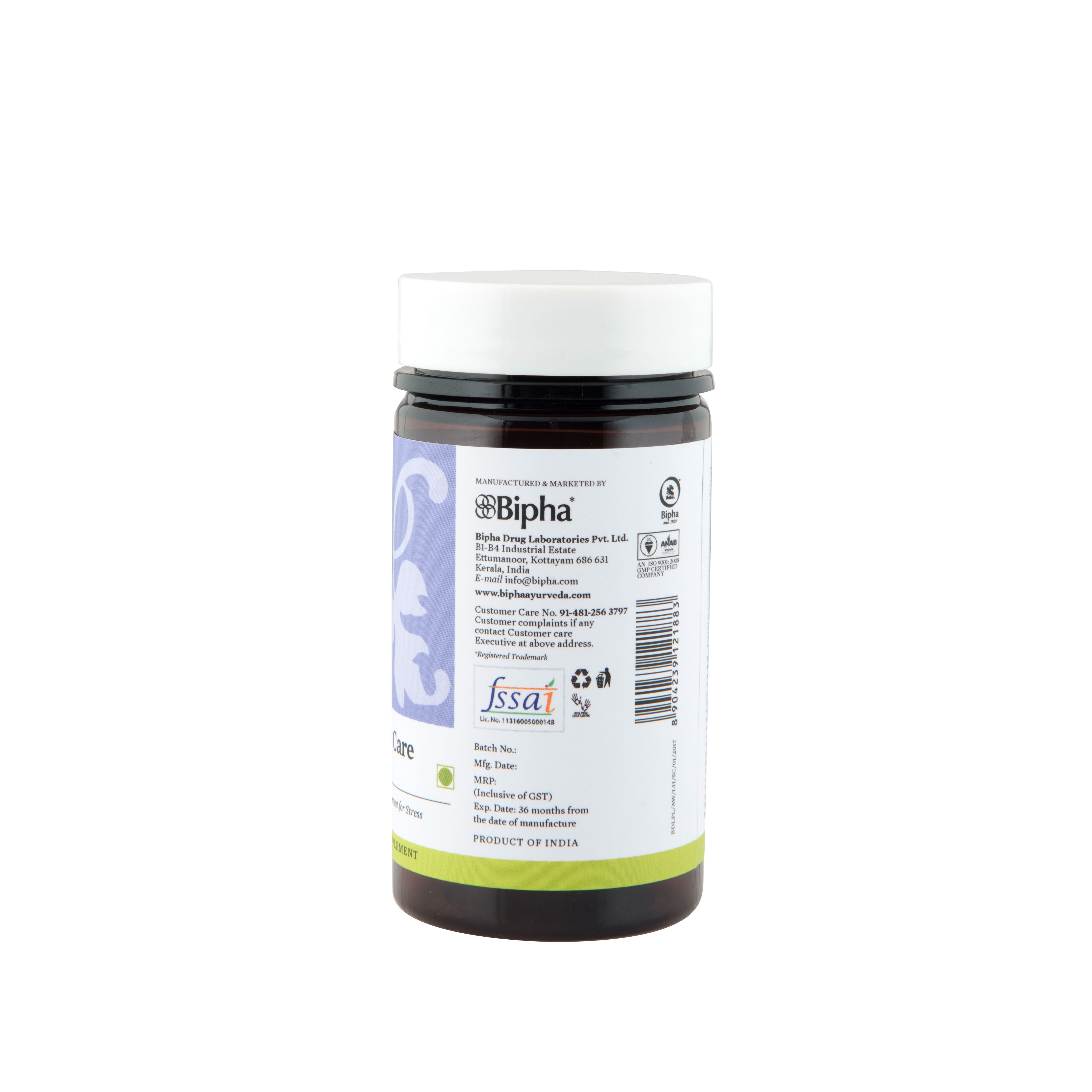 Bipha Ayurveda Stress Care 60 no.s Capsule Buy Bipha Ayurveda Stress