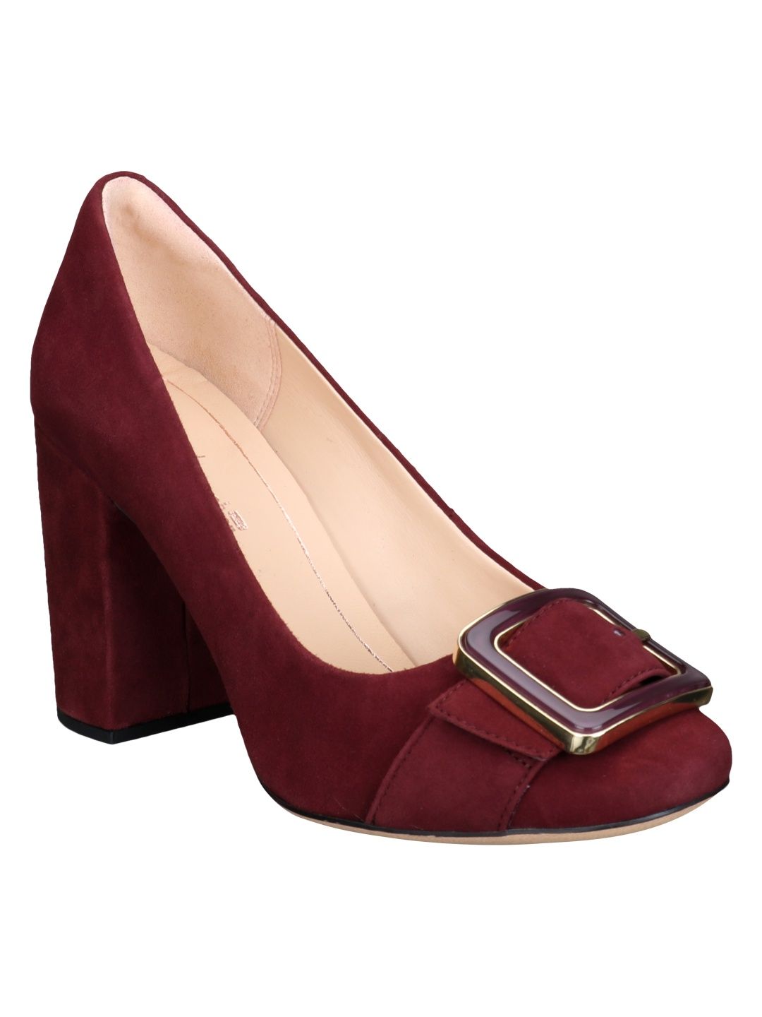 clarks red court shoes