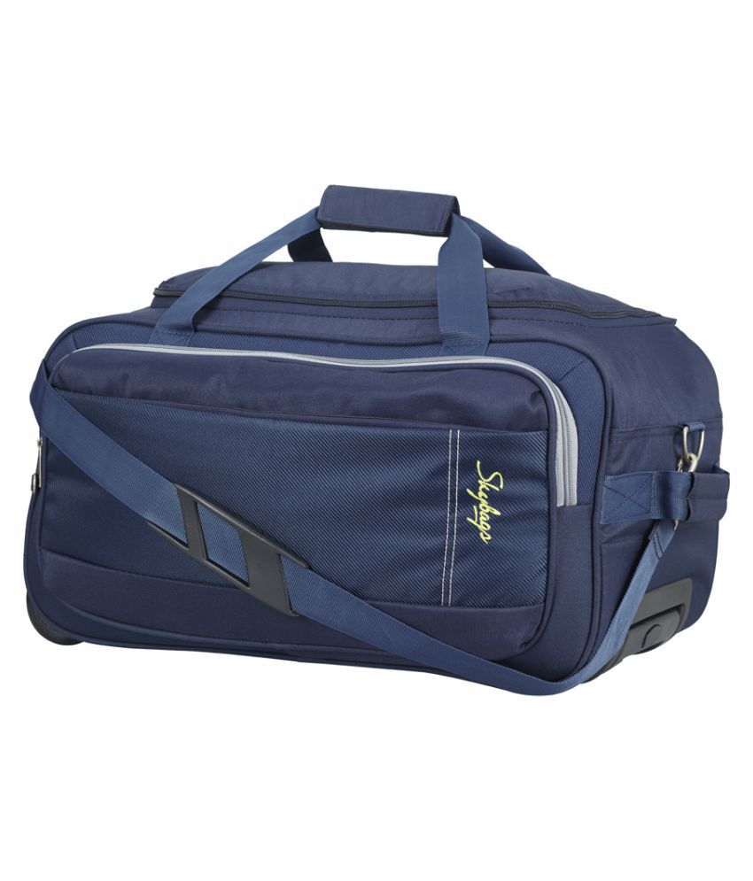 SKYBAGS Blue Solid Duffle Bag Travel bag,Trolley and Trolley Bag ...