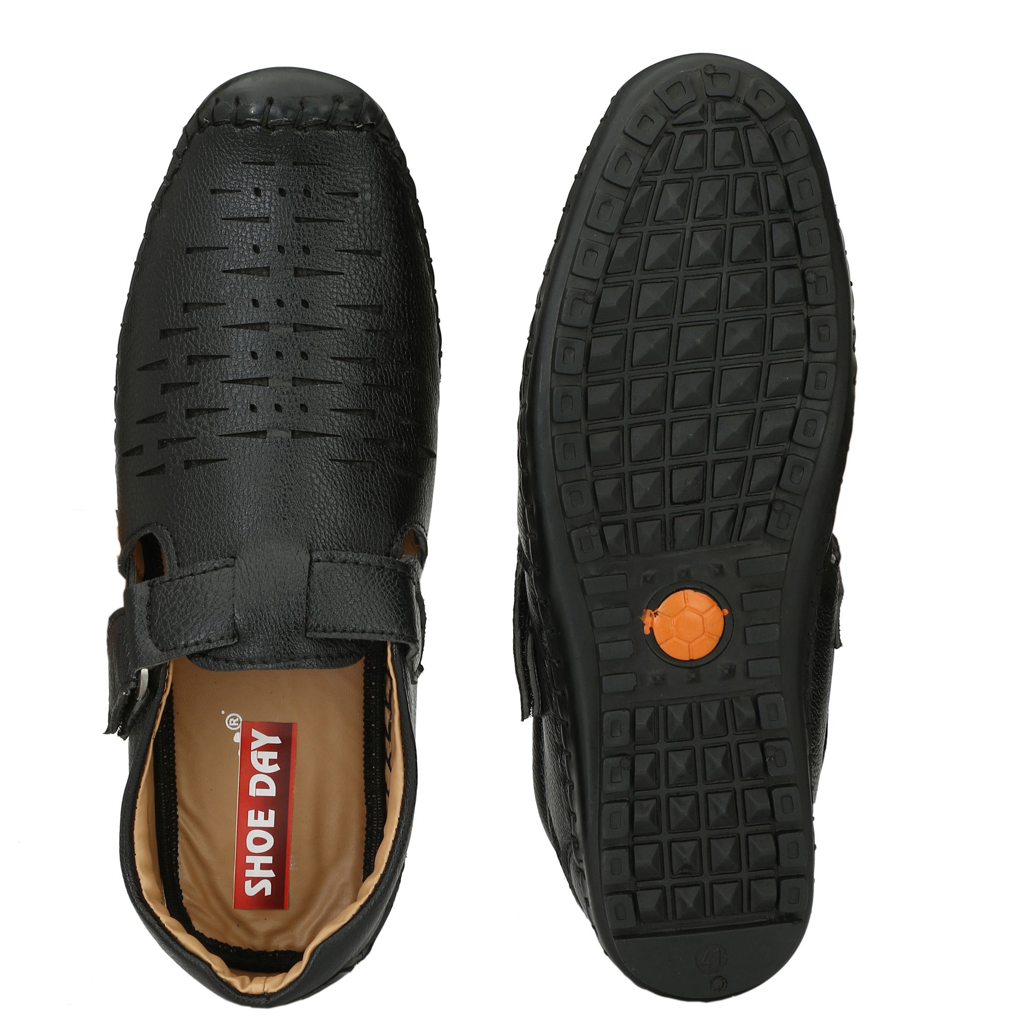 Shoe Day ROMAN Black Sandals - Buy Shoe Day ROMAN Black Sandals Online ...
