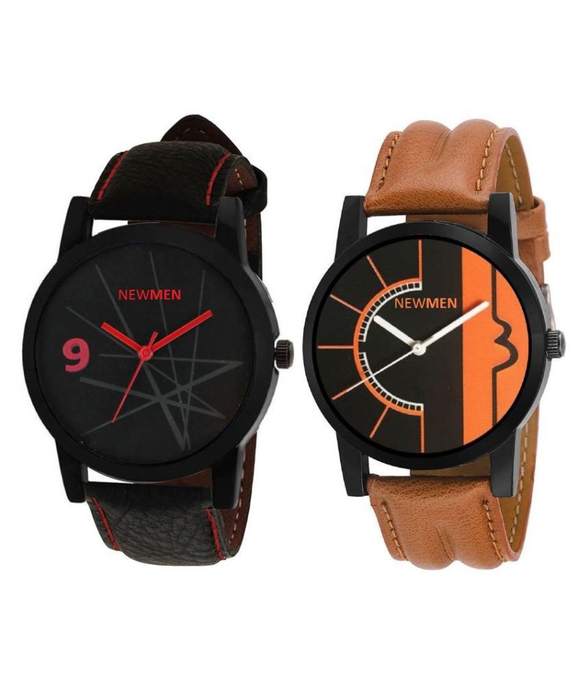     			Newmen spider with new style brown strap For men